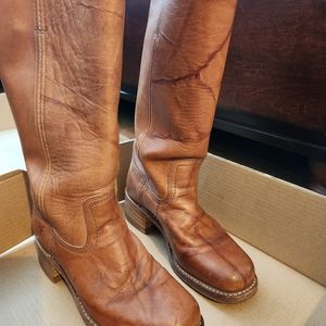 Frye Campus 14L USA Made Leather Boots, Size 7
